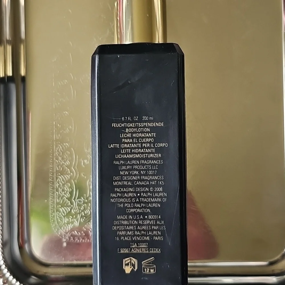 NWOB Ralph Lauren Notorious Body Moisturizer 6.7 Fl Oz